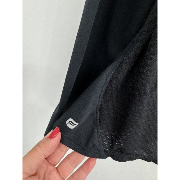 Fabletics Berlin Top Women L Black Contrast Camo Long Sleeve Performance Jersey - Picture 5 of 6